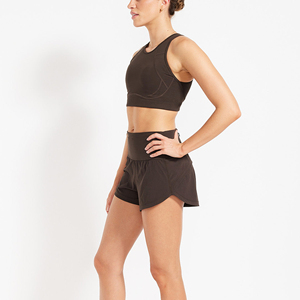 Ensemble de yoga 2 pièces pour femme, taille haute, simple, respirant, écologique, sans couture, maintien élevé, tenue de fitness, vêtements de sport pour la gym - Product Image 2