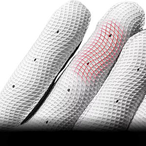 Gants de frappe de baseball en cuir véritable pour adultes, couleur blanche, respirants, durables, design personnalisable, couleur réglable - Product Image 4