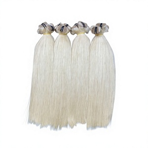 Extensiones de Cabello Tejidas a Máquina con Doble Trama, Colores Personalizados, Cutícula Alineada, Muy Suaves, Puntas Gruesas, Doble Trama, 100g - Product Image 1
