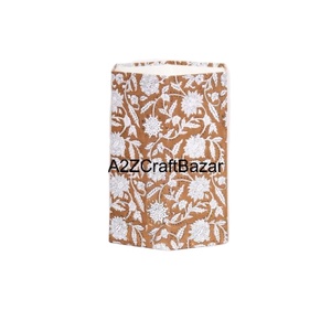 Mới Đến Handmade Thân Thiện Với Môi Gỗ Eo Giấy Bin Tay Khối In Cán Bìa Loại Hình Học Mô Hình Bụi Thùng Rác Bin - Product Image 1