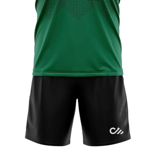 ชุดฟุตบอลแบบกำหนดเอง เสื้อและกางเกงขาสั้น ชุดกีฬา แห้งเร็ว ระบายอากาศได้ดี พร้อมการพิมพ์แบบ Sublimation - Product Image 6