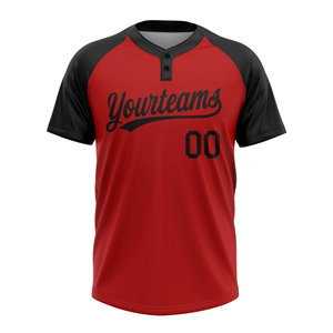 Maillots de baseball et de softball personnalisables à boutons pour adultes – Design unique, respirants, anti-UV, manches courtes – Fabrication usine - Product Image 2