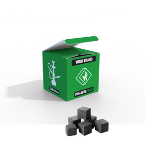 Briqueta de carbón de coco de calidad superior para Shisha Charcoal Hookah Cube Shape Indonesia Factory OEM Low Ash Long Burning - Product Image 1