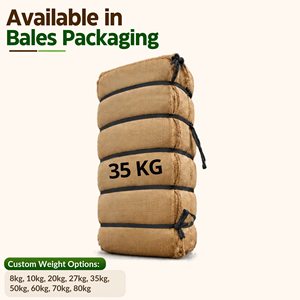 Bâche en tissu de jute 100 % tissé, écologique, absorbant l'humidité, robuste, conforme aux normes d'exportation, pour le durcissement du béton en construction - Product Image 6