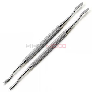 Premium Manual Double Ended Dental Bone File Knife Miller Cross Serrated Surgical Instrument German Stainless Steel Finishing - Product Image 5