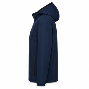 Wholesale Men's <b>Waterproof</b> Softshell Jacket Hooded Windproof Polar Fleece Lined Outdoor <b>Winter</b> <b>Coat</b> With Custom Logo Service - Product Image 2