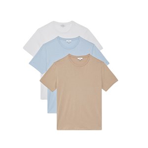 Camisetas de Cuello Redondo para Hombre, Corte Ajustado, 100% Algodón, Tejido Transpirable y Ecológico - Product Image 3