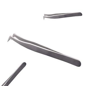 แหนบปลายผมไฟเบอร์สำหรับขนตาสีชมพูสีทองแหนบปลายแบบมืออาชีพสินค้าใหม่ - Product Image 3