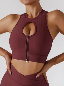 New Arrival Best Quality High Quality Women Sports Bra Breathable Front Logo Customized High Support Eco-Friendly in Best Price - Product Image 6