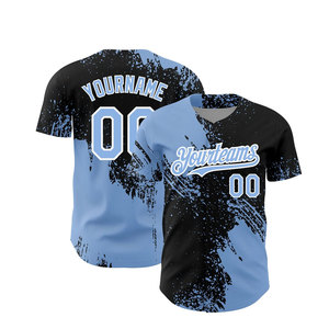 New Style Baseball Jersey Custom Design Breathable Fabric Sports Wear <b>Low</b> MOQ Team Uniform Wholesale <b>Plus</b> <b>Size</b> Short Sleeve - Product Image 3
