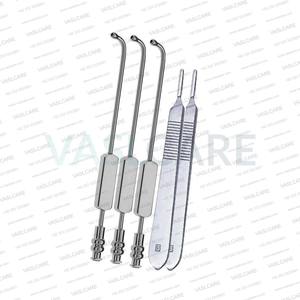 Juego de instrumentos de endoscopia sinusal Vaslcare ENT de 32 piezas, kit de cirugía nasal reutilizable de acero inoxidable, kit de cirugía FESS ENT. - Product Image 2