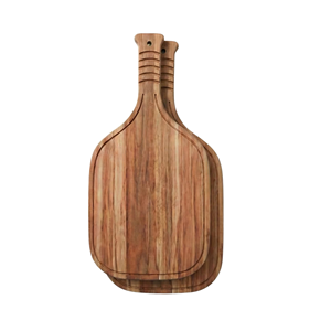 เขียงไม้กระถินณรงค์พรีเมียมรูปทรงไม้พาย ถาดไม้เอนกประสงค์ขายส่ง ถาดเสิร์ฟชีส ขนมปัง สเต็ก จากเวียดนาม - Product Image 3