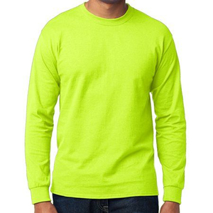T-shirt décontracté à manches longues personnalisé pour hommes et femmes, 220g, mélange de polyester, anti-plis, séchage rapide et respirant - Product Image 4