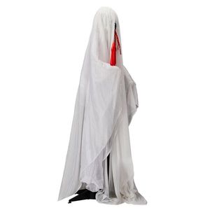 Fantasma Animatrónico de Halloween de 4.3 pies con Tridente, Luces Verdes Activadas por Sonido, Decoraciones para Fiestas al Aire Libre - Product Image 3