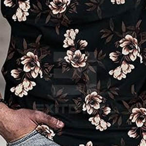 Camiseta de Verano para Hombre, Holgada, Estampada, Moderna, Talla Grande, Informal, para Adultos - Product Image 5