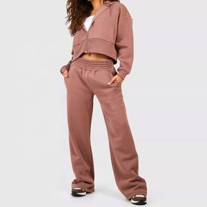 Ensemble de survêtement pour femme, veste coupe-vent et pantalon de jogging personnalisés, ensemble de 2 pièces pour l'entraînement féminin - Product Image 1