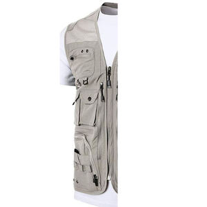 Gilet de chasse pour homme, imperméable, coupe-vent, respirant, antistatique, camouflage, multi-poches, sans manches, imprimé, toile, vêtements d'hiver - Product Image 2