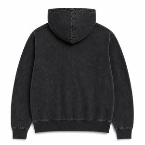 Rhinestone <b>Men</b> Hoodie 100% Cotton Heavyweight Double Layer <b>Fleece</b> <b>Thick</b> Warm Winter Regular Fit Oversized Pullover Custom Logo - Product Image 3