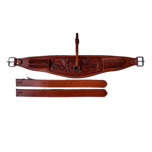 Sangle de Selle Western pour Cheval en Cuir Personnalisable OEM/ODM Disponible Vente Chaude en Gros - Product Image 1