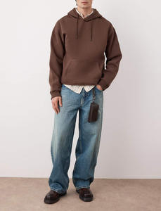 Sudaderas con capucha extragrandes informales de felpa francesa de alta calidad, 100% algodón, personalizadas al por mayor, más vendidas, para hombre - Product Image 6