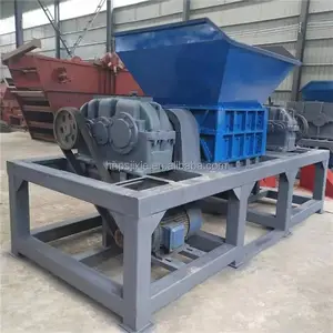 double shaft Plastic Crusher Small Recycling Machine Mini wood waste plastic rubber metal shredder