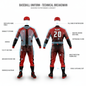 Ensemble d'uniformes de baseball personnalisés en gros pour usine – Maillots et pantalons imprimés par sublimation pour équipes sportives adultes et jeunes – Polyester - Product Image 2