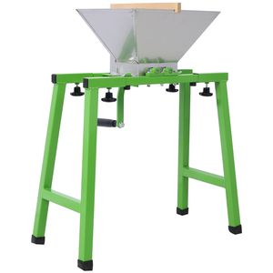 Spremiagrumi Manuale in Acciaio Inox da 7L con Supporto e Ruote per Facile Spremitura e Produzione di Vino/Sidro - Product Image 2
