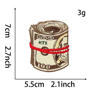 Customized Twill Fabric Embroidery <b>Patch</b> for Casual Wear Jackets Clothes Caps Iron <b>On</b> <b>Sew</b> <b>On</b> Embroidered Logo Badge Wholesale - Product Image 2