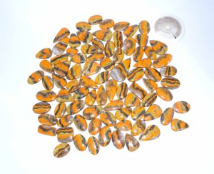 Wholesale AMAN GEMS JEWELLERY Beautiful Natural <b>Bumble</b> <b>Bee</b> Jasper Gemstone Loose Cabochon Mix Shape Sizes Jewellery Making - Product Image 6