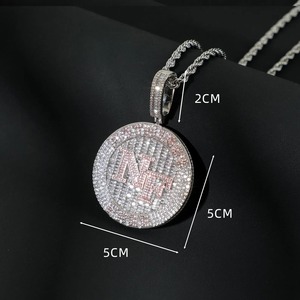 Fashion Jewelry Luxury Custom Name Letter <b>Pendant</b> VVS Moissanite 925 <b>Silver</b> 18K Gold Plated Hip Hop <b>Initial</b> Letter <b>Pendant</b> - Product Image 2