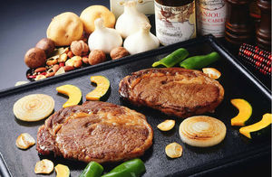 46CM Without Coating Grill BBQ <b>Pan</b> <b>Cast</b> Aluminum Griddle in Wholesale Prices - Product Image 5