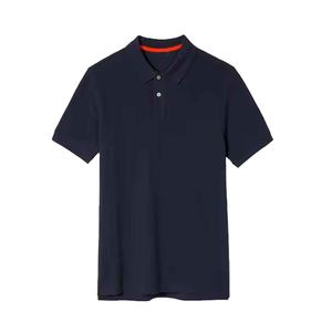 Camiseta Casual de Jersey Sólido de Alta Calidad para Hombre, Corte Ajustado, con Logotipo Personalizado en la Parte Delantera, Manga Corta, Poliéster y Algodón, Secado Rápido, Tipo Polo - Product Image 1