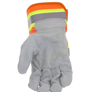 Leather Working Gloves Customizable Color Size Touchscreen Eco-Friendly Breathable Wrist Length Outdoor Use Low Price Wholesale - Product Image 4