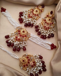 Juego de Joyería de Acero Inoxidable Chapado en Oro de 3 Piezas de Primera Calidad para Mujer, Venta al por Mayor, Ideal para Bodas y Fiestas - Product Image 6