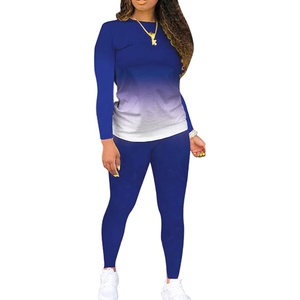 T-shirt oversize pour femmes Leggings Jogger pour femmes Streetwear Survêtement 2 pièces Ensemble pour femmes - Product Image 4