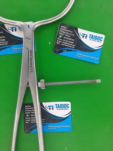 Pinza de reducción periartricular pélvica de acero inoxidable alemán de alta calidad con punta esférica, manual ortopédica - Product Image 5