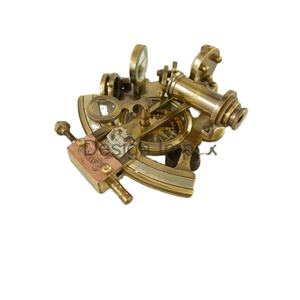 Sextant nautique de luxe décor à la maison fabriqué à la main en laiton or Sextant Smart boîte personnalisée emballé Souvenir idées cadeaux promotionnels - Product Image 1