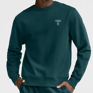 Vente chaude qualité supérieure lourd 500gsm polaire coton mélangé impression broderie chaud sweat-shirt à col rond pour unisexe - Product Image 4