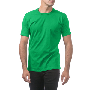 T-shirts légers pour hommes en mélange de coton actif avec matière personnalisée 52 % coton 48 % polyester - Product Image 1