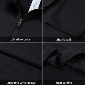 Casual Wear Quarter Zipper Sweatshirts Light <b>Weight</b> Top Selling Zipper Sweat Shirts Comfortable Quarter Zipper Shirts OEM - Product Image 6