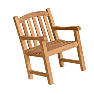 Sillón de Exterior con Estructura de Madera de Teca y Diseño Minimalista para Decoración del Hogar y Muebles de Jardín - Product Image 3