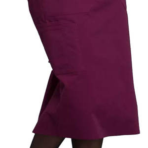 Uniforme Médico para Mujer, Falda de Trabajo, Largo hasta la Rodilla, Tela Elástica, para Uso Hospitalario y Clínico - Product Image 4