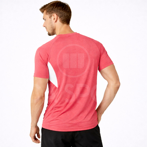 T-shirt de sport personnalisé pour homme, 300 grammes, séchage rapide, respirant, entraînement athlétique, écologique, haute performance - Product Image 4