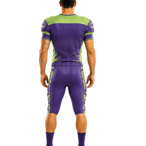Uniforme de Fútbol Americano Personalizado, Jersey Transpirable de Manga Corta y Pantalones de Alto Rendimiento para Clubes y Academias Deportivas - Product Image 5