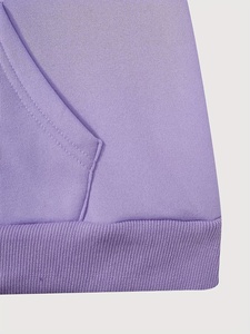 Sudadera con Capucha Personalizada para Mujer, con Cierre, Color Sólido, Tejido de Algodón, Estilo Casual Otoñal, Largo Regular, Manga Larga, Transpirable - Product Image 4