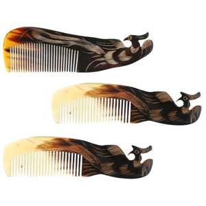 หวีแต่งขนฮอร์นหวีแต่งขนสัตว์แบบย้อนยุค - Product Image 1