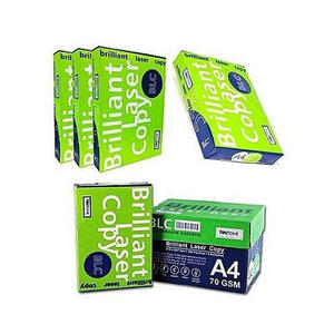 Papier d'écriture professionnel avec feuilles A4 brillantes pour copie laser, finition lisse, emballage pour importateurs de bureau - Product Image 1