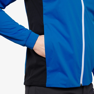 Best Seller Nylon Spandex Polyester Fabric Made <b>Light</b> GSM Sports Golf <b>Jackets</b> Full Zipper Back Panel Design Golf <b>Jacket</b> Male - Product Image 5
