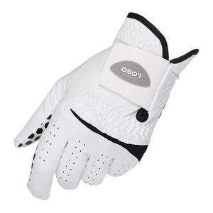 Gant de golf DARIB IMPEX rose en cuir véritable gaufré, main droite, antidérapant, fermeture auto-agrippante, pour homme, usage sportif, emballage spécial - Product Image 3