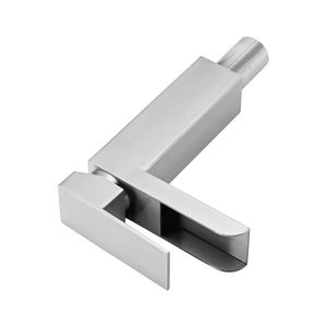 Rubinetto da Bagno Monocomando a Cascata in Nichel Spazzolato, 1-3 Fori, con Piastra di Fissaggio per Lavabo - Product Image 5